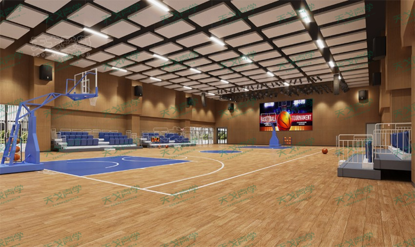 江西撫州市城南學校體育館聲學設計工程